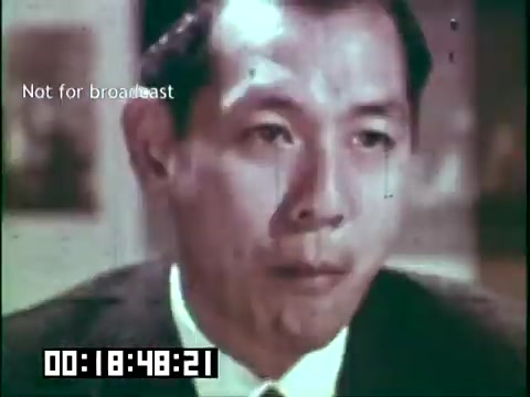 The still from the educational film 'Immigrant Heritage' featuring the Irish Rovers shows a close-up of a man, likely in a serious or contemplative expression. The image is tinted with a vintage color palette typical of 16mm film, and in the top left corner, there's a watermark stating 'Not for broadcast.' The timestamp at the bottom indicates the specific moment in the film. The context suggests a focus on themes of immigration and cultural heritage.