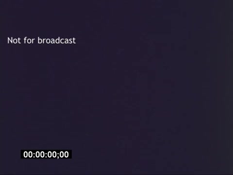 The 16mm still from the 'Sikorski S-76 Promotional Film' features a simple black background with the text 'Not for broadcast' prominently displayed. There is also a timecode at the bottom indicating the duration of the clip, which reads '00:00:00:00.' The still appears to be a placeholder or introductory frame, likely indicating that the actual footage or promotional content is yet to be seen.