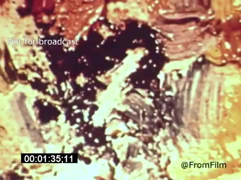 The still from 'Vincent Van Gogh: A Self-Portrait' (1961) likely features an abstract, textured representation that mimics Van Gogh's painting style, characterized by vibrant colors and dynamic brush strokes. This artistic interpretation connects the viewer to Van Gogh's emotive use of color and texture. The film, narrated by Lee J. Cobb, delves into the life and works of the iconic painter, emphasizing his artistic journey.