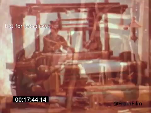 The still from 'Vincent Van Gogh: A Self-Portrait' (1961) features a blurred, artistic representation of a workshop or studio setting. The image may highlight themes of creativity and the artistic process, with potential references to Van Gogh's craft. Lee J. Cobb likely narrates or presents the film, adding depth to the exploration of Van Gogh's life and work. The color palette is warm, evoking a sense of nostalgia.