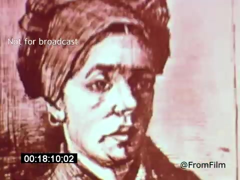The still from 'Vincent Van Gogh: A Self-Portrait' (1961) features an artistic depiction that mirrors the style of Van Gogh's own self-portraits. It captures a somber expression, highlighting the emotional depth and complexity of the artist. The use of brush strokes and color conveys a sense of intensity and introspection, characteristic of Van Gogh's work. Lee J. Cobb's narration likely adds context and drama to the visual representation, further immersing viewers in Van Gogh's world.