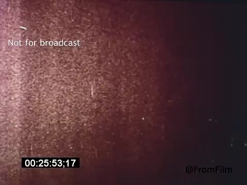 The still from 'Vincent Van Gogh: A Self-Portrait' (1961) features a textured background with a rich, warm color palette, likely evoking the mood of Van Gogh's artwork. It's marked with a timestamp (00:25:53;17) and the note 'Not for broadcast,' indicating its use for archival or promotional purposes rather than public airing. Lee J. Cobb’s narration likely adds depth to the portrayal of Van Gogh's life and artistic struggles.