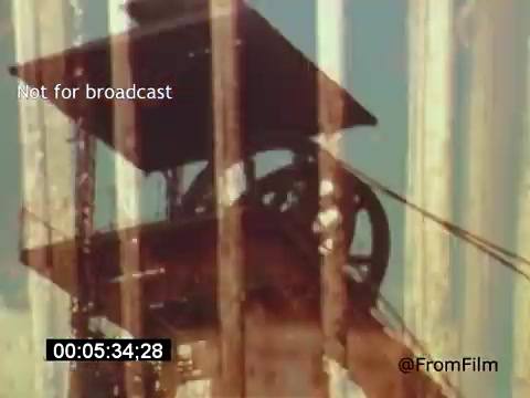 The still from 'Vincent Van Gogh: A Self-Portrait' (1961) features an abstract, layered composition showcasing industrial machinery, likely symbolizing the contrasts between Van Gogh's art and the mechanized world. The color palette is rich and vivid, enhancing the emotional depth of the scene. The presence of overlaid textures adds a dreamlike quality, aligning with themes of perception and creativity found in Van Gogh's work. Lee J. Cobb's narration likely enriches this visual experience by providing insight into the artist's psyche.