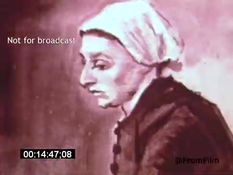 The still from 'Vincent Van Gogh: A Self-Portrait' (1961) features a somber, introspective figure, presumably reflecting Van Gogh's emotional depth. The visual style likely uses soft hues and brushstroke-like textures, emphasizing the artist's connection to his work. The mood is contemplative, encapsulating themes of isolation and artistry. Lee J. Cobb’s narration adds a rich layer to the portrayal.