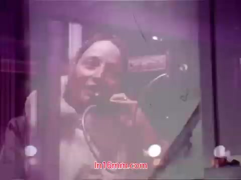 The still from the 16mm film 'Performance' shows a woman speaking on a telephone, set against a softly blurred background. The image has a vintage quality, typical of films from the early '70s, with a slightly muted color palette. The end titles indicate the production date and list the cast and crew, providing context for the film's creation. The overall aesthetic captures the essence of that era in cinema, focusing on personal communication.