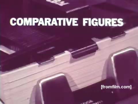 The still from 'IBM: Once Upon A Punched Card (1964)' showcases a close-up of a punch card reader with a stack of punch cards. The text 'COMPARATIVE FIGURES' is prominently displayed, indicative of a discussion around data processing or statistics related to punch cards. This film highlights the evolution of punch card technology and its significance in the context of computing during the early 1960s. The 16mm print captures the vintage aesthetic of the era, reflecting the period's technological advancements in data management.   For more insights, follow us on Twitter @FromFilm.