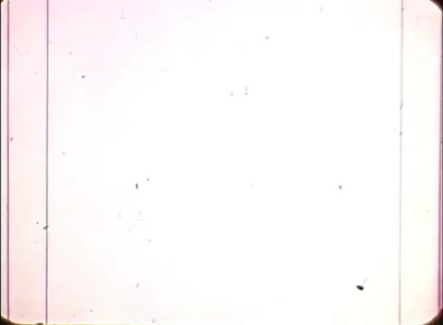 The still from 'My Three Sons Theme song intro/outro' depicts a faded, light background typical of a lab reject. There's visible damage, such as scratches and specks, particularly in the lower left-hand corner, where an unclear object is present. The overall appearance suggests a loss of quality, characteristic of older film prints.