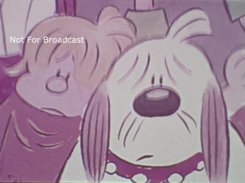 The still features characters from the comic strip 'Hi and Lois,' depicting a light-hearted moment typical of their family-oriented humor. The image likely showcases simple animation with a warm, nostalgic color palette typical of that era. The characters might convey a sense of concern or contemplation, fitting the context of a public service announcement for the Salvation Army, aiming to convey a message of community support and charity.