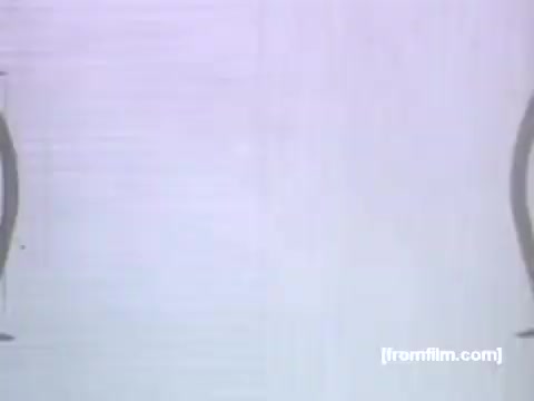 The still features a simplistic, stylized design typical of UPA's animation style from the 1950s. It likely showcases characters related to a Post Grape-Nuts Flakes commercial, focusing on playful animation and catchy visuals to promote the product. The soft color palette and minimalist backgrounds reflect the era’s artistic trends, emphasizing clarity and charm over realism.