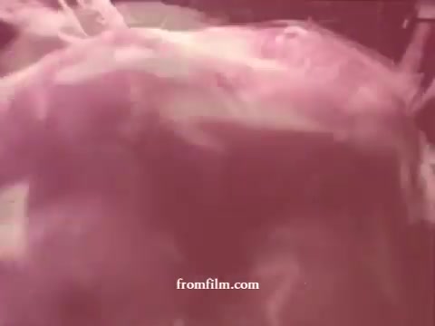 The still from 'Chatham Supermarket Commercials' features a stylized, blurred close-up of raw meat, likely to emphasize freshness. It's part of a series showcasing various supermarket offerings, including produce like apples and bananas, alongside shopping elements like carts and coupons. The overall tone appears retro, reflective of 16mm film aesthetics.