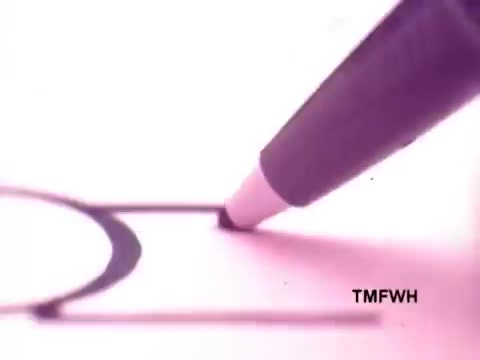 The still features a close-up view of a Flair Pen in action, capturing the moment it makes contact with paper. The pen's nib is visible as it draws a curved line, showcasing its smooth writing capability. The background is softly blurred, emphasizing the pen's motion and the precision of the line being formed. The overall ambiance conveys creativity and fluidity, reinforcing the brand's focus on quality writing instruments.