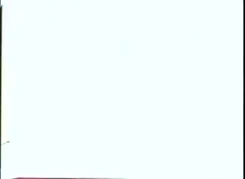 The still from the 16mm print of 'The Time Machine' promos features a minimalist background, predominantly white with a slight gradient. There may be elements related to the film's themes or visuals, but the details are stark and lack intricate imagery. It conveys a sense of anticipation or a futuristic aspect associated with the film.