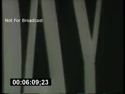 The still from the 'ABC Sunday Night Movie' promos of the 1960s features stylized visuals with bold, abstract shapes and lines in black and white. It has a timecode indicating a frame from the footage, and the text 'Not For Broadcast' suggests it’s meant for archival or reference purposes only. This aesthetic aligns with the graphic design trends of that era, emphasizing simplicity and striking visual impact.