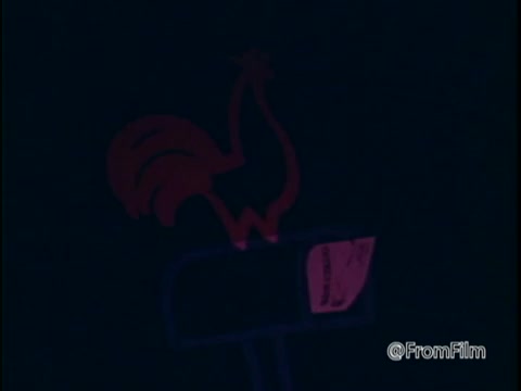 The still from the '1974 Census of Agriculture PSA' features a mailbox adorned with a rooster weathervane on top. The scene is dimly lit, creating a sense of anticipation as the mailbox holds a form related to the Census of Agriculture. This visual emphasizes the importance of collecting agricultural data, which will be instrumental for various stakeholders in the farming community.