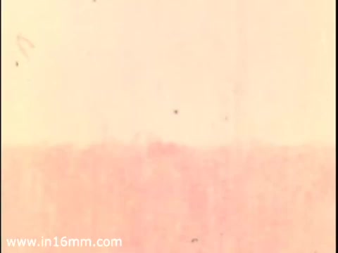 The still from the AMC Rebel animated commercial features a simple, abstract background with muted colors, likely pink and beige tones. The focus is on creating a visual atmosphere rather than showcasing the car itself. This approach emphasizes the brand’s identity while leaving the car to the viewer's imagination, potentially engaging them in a unique way. The animation style likely reflects the creative advertising trends of the late 1960s, prioritizing artistic flair over traditional marketing showcases.