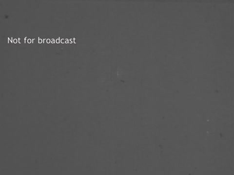 The still features a simple, monochromatic background with the text 'Not for broadcast' prominently displayed. The image is from a 16mm print, indicating a vintage quality, likely reflecting the era of 1960s advertising. The overall aesthetic is consistent with the style of commercials from that time, emphasizing clarity and straightforward messaging.