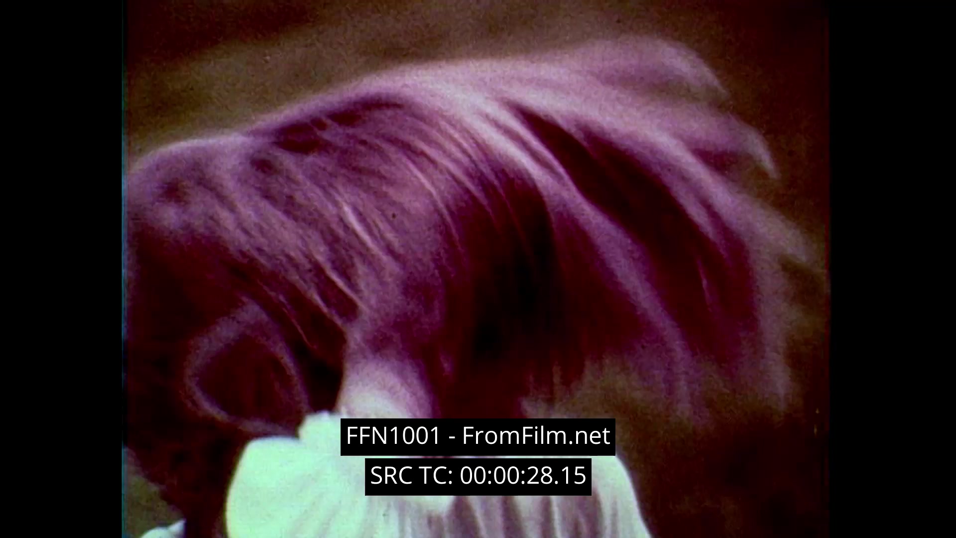 The 16mm still from the archival find showcases a dreamy advertisement for Chanel No. 5, capturing the essence of the 1970s. It features soft-focus close-ups of the iconic bottle, enhanced by ethereal cinematography. The aesthetic is lush and surreal, evoking a sense of luxury and timelessness synonymous with the brand.